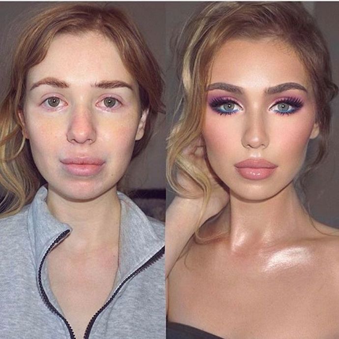 Will you continue date a girl who looks totally different without makeup (seen for first time without)?