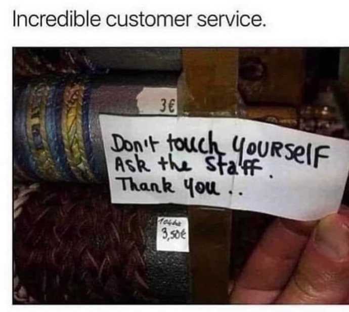 Is good customer service a rare thing in your country?