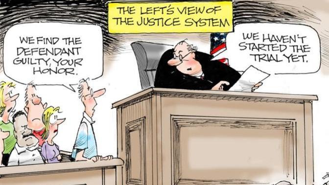 Where are the leftists who used to complain about how the US Justice system is corrupt, and why are they not giving their usual spiel, for Trump?