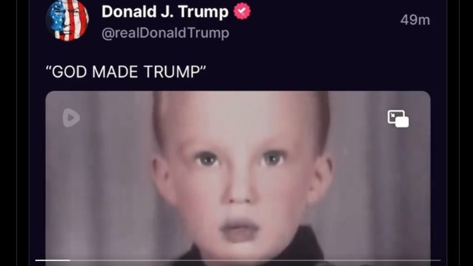 God made Trump?
