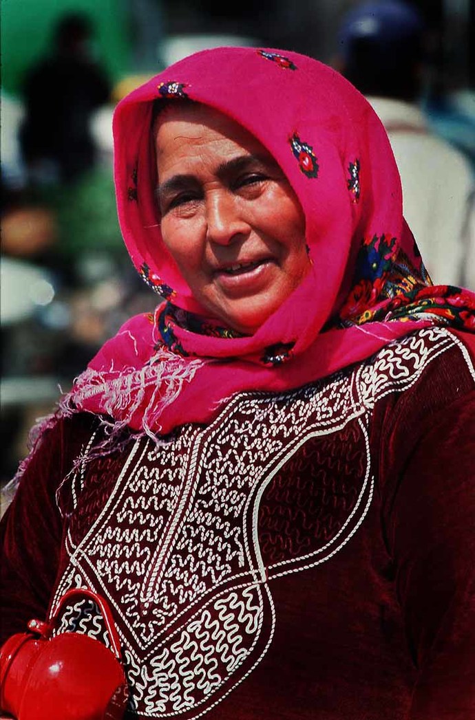 Does she look oppressed?