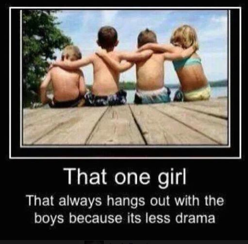 Do girls want to hang out with boys?