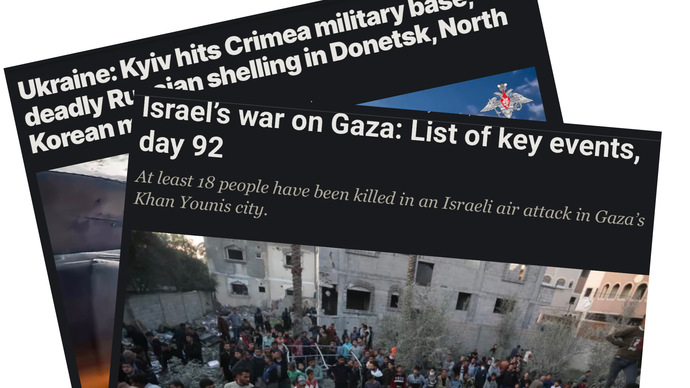 How many are continuing war without thinking?
