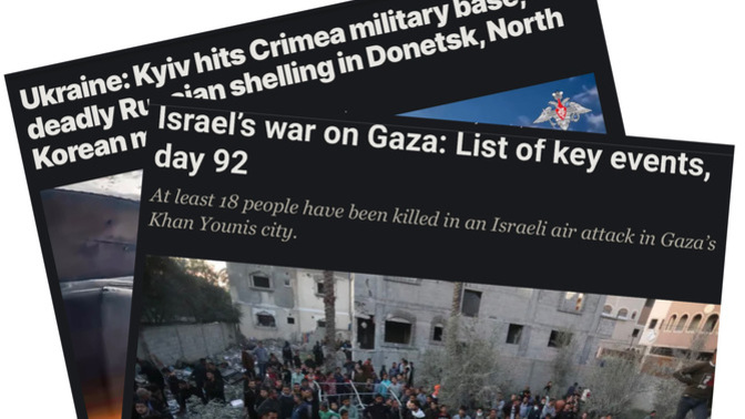 How many are continuing war without thinking?
