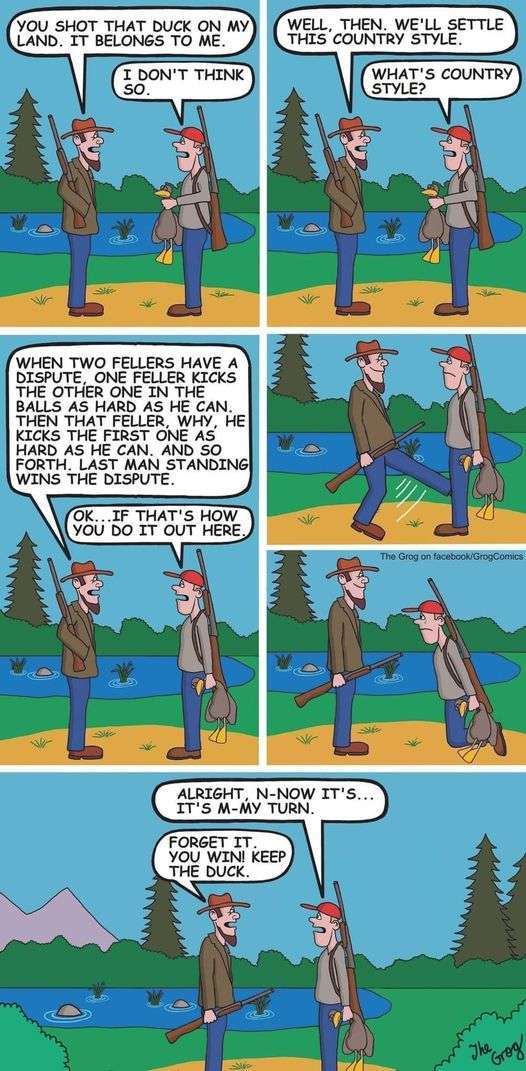 How do you settle disputes with your neighbors?