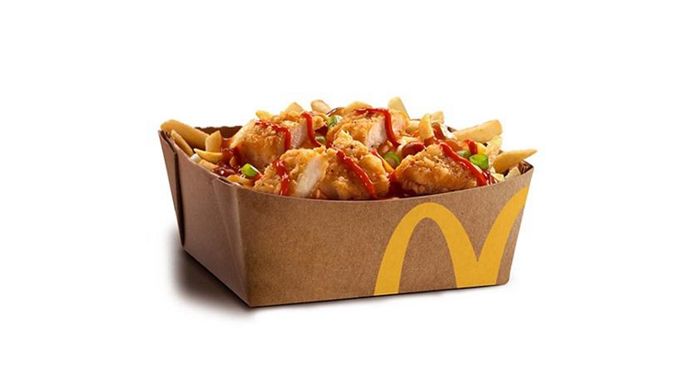 Spicy Buffalo Chicken Poutine (only available in Québec, Canada).