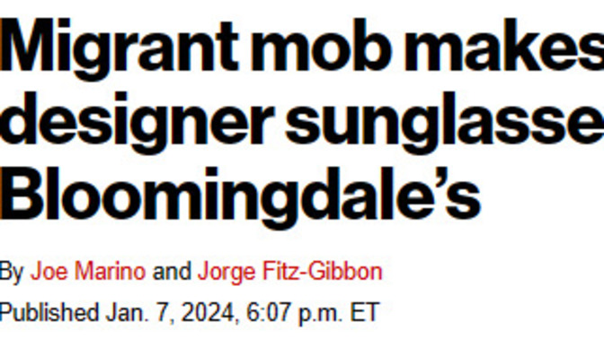 Will the Democrat fake news lackeys' headline for this be "Biden Open Border Brings In People With Good Taste!"?