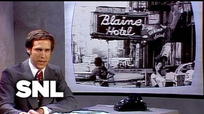 Rate how funny this SNL cast member is out of 5: Chevy Chase?