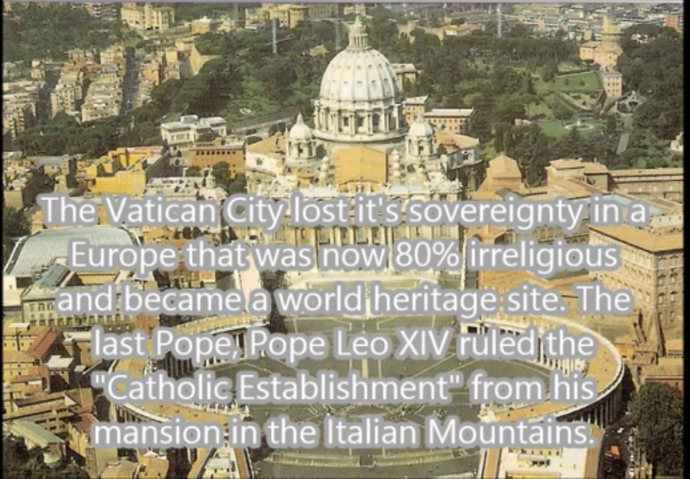 Do you think the Vatican will still be around in 100 years?