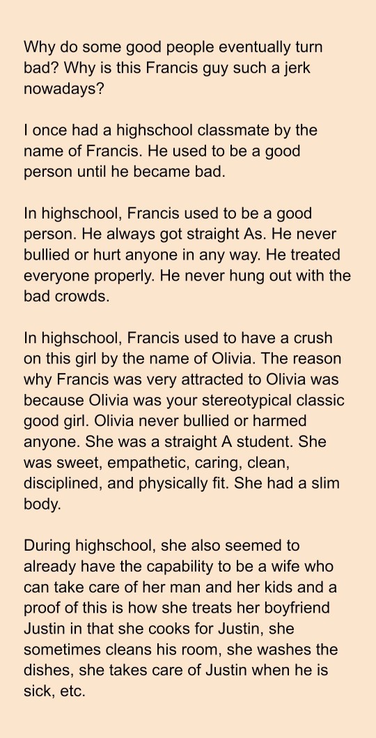 Why do good people like these become bad?