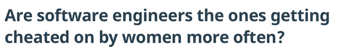 YES because women aren’t crazy about software they like hardware.