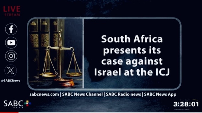 For those following the ICJ today, what do you think of the presentation so far?