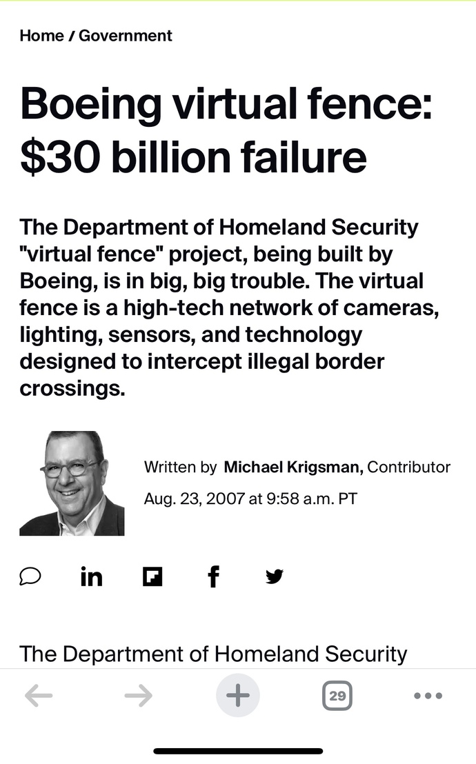 Should we give a pretend wall another try?