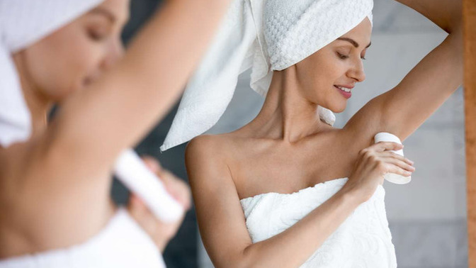 Do you put on deodorant after showering?