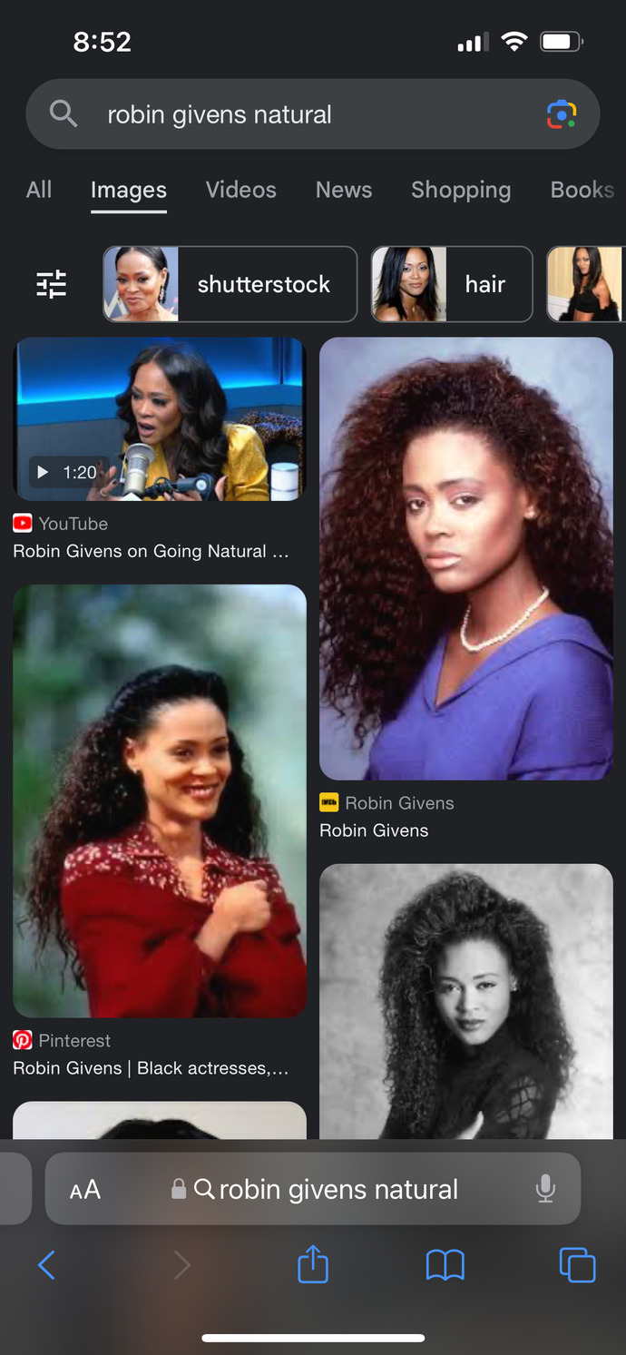 Can We Discuss Robin Givens Hair?
