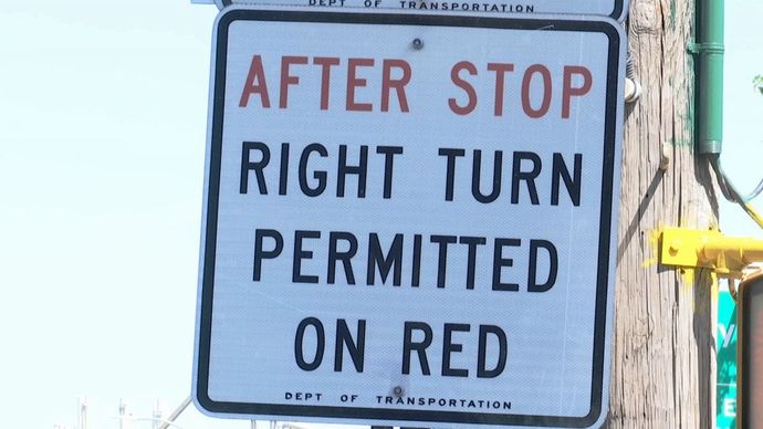 TURN ON RED or only after STOP?