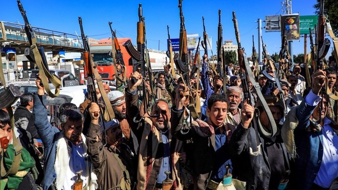 Why are people in dodgy countries obsessed with waving guns about?