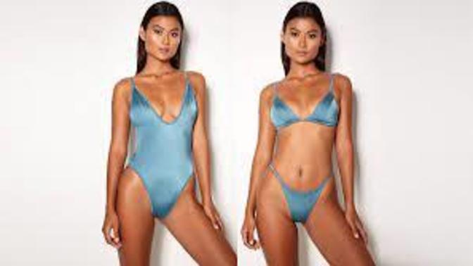 Girls, do you prefer wearing one piece or two piece swimsuits?