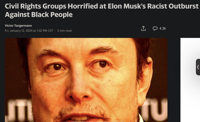 What? Right Wing hero is racist?