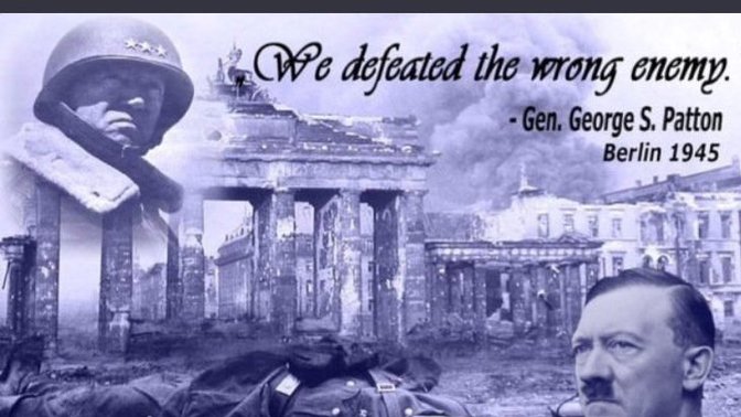 Why was General Patton killed after he saying this?