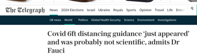 Wait, what? Social distancing was a complete scam?