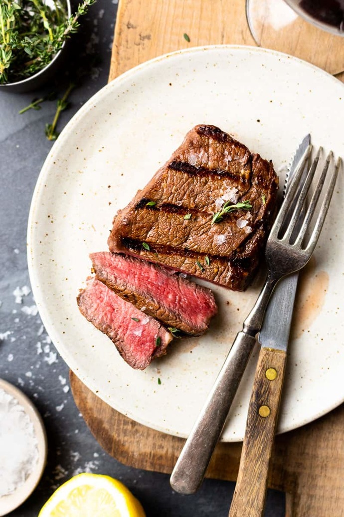This is an elk steak