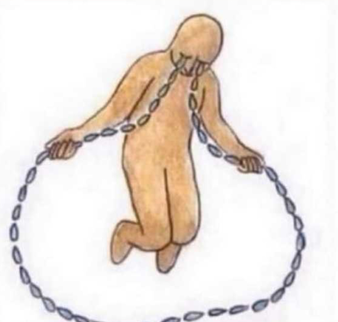If youβre going to jump rope naked with your tears the best place to do it is in the shower.