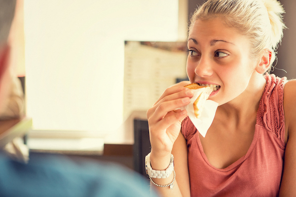 Anybody else have difficulty eating around people who arent eating?