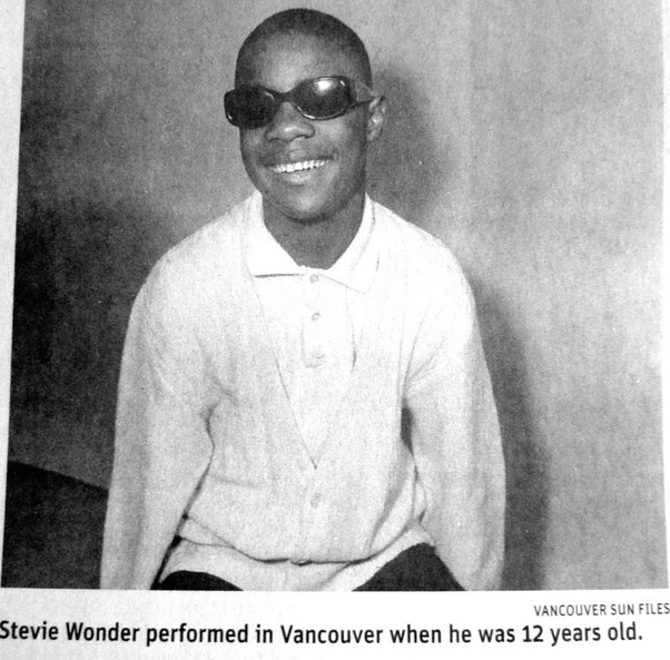 What were your initial thoughts and reaction of “Little” Stevie Wonder at age 12-13?