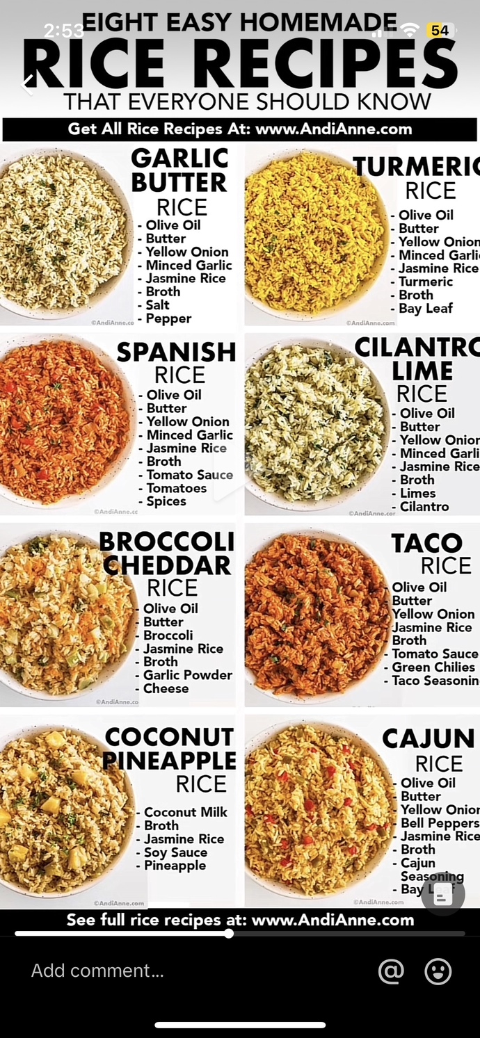 Which type of rice should I make?