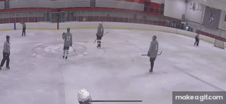 Yelling at the ref because I had JUST told him to control that goalie or else I would….