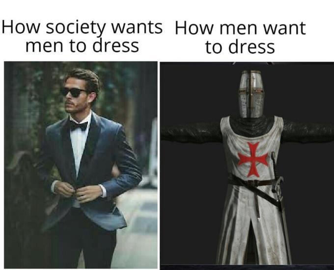 What do you think of Men in armor?