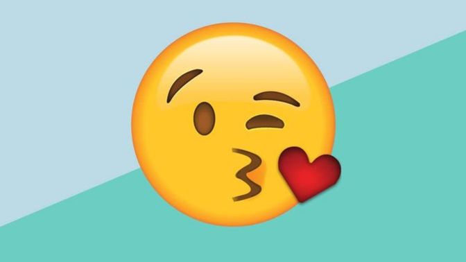 Is it normal for people to send kiss emojis as friends?