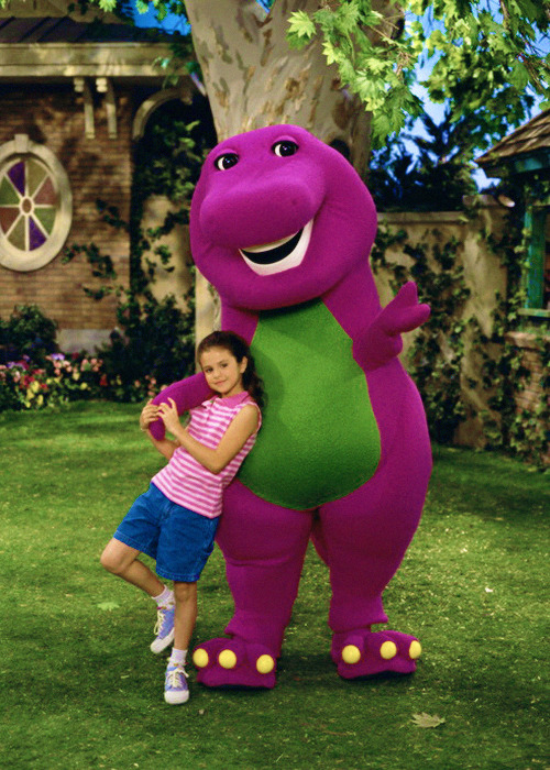 Selena Gomez on Barney. She loves him!