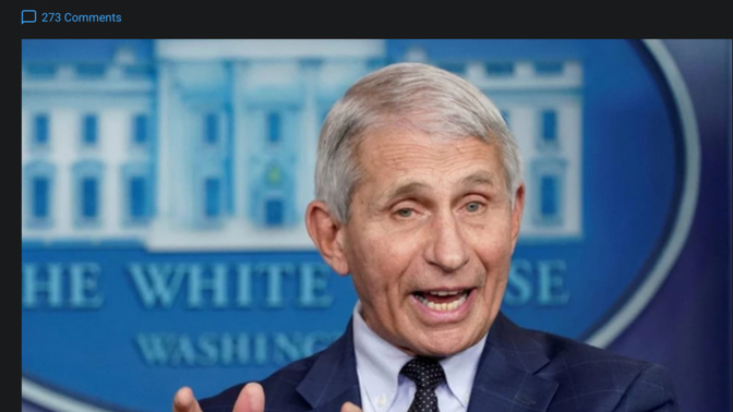 Did Fauci finally come clean?