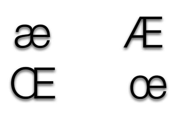 Should we use the letters æ and œ more in English?