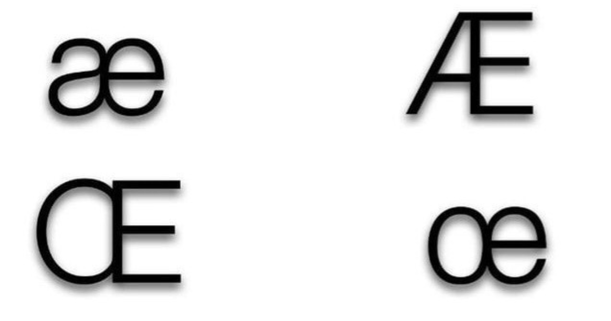 Should we use the letters æ and œ more in English? - GirlsAskGuys