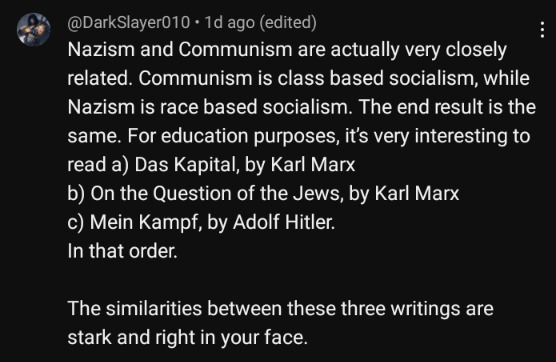 Is Hitler far right or far left to you?