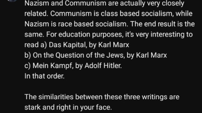 Is Hitler far right or far left to you?