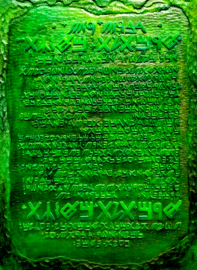 Do you think that the Emerald tablet exists?