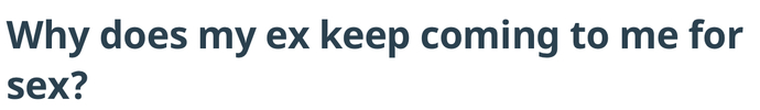 Is it because his cousin is unavailable?