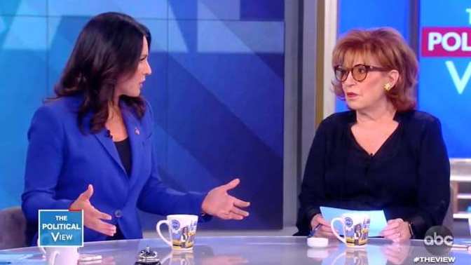 VIEWER DISCRETION IS ADVISED: What do you think about this intellectual beatdown Tulsi administered to Joy?