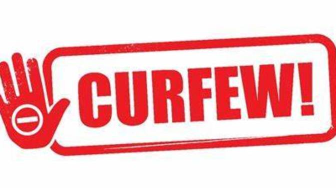 Do you set a CURFEW on dates?