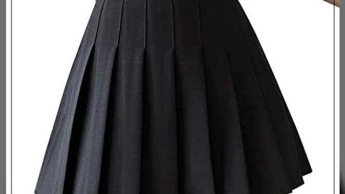 What shoes would u pick to wear while wearing a black knife pleated skirt?