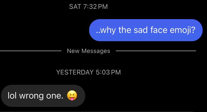 I post my face after facial as IG story & someone reacts with a sad emoji, should I be offended?