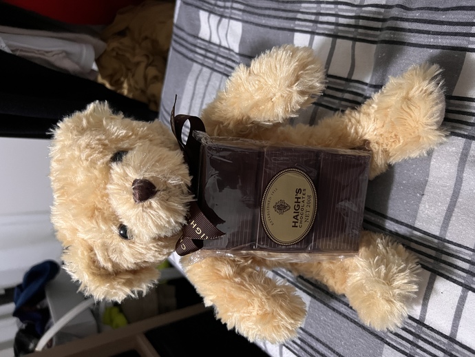 I got her a gift and a note for her bday, what would you make of what I wrote?
