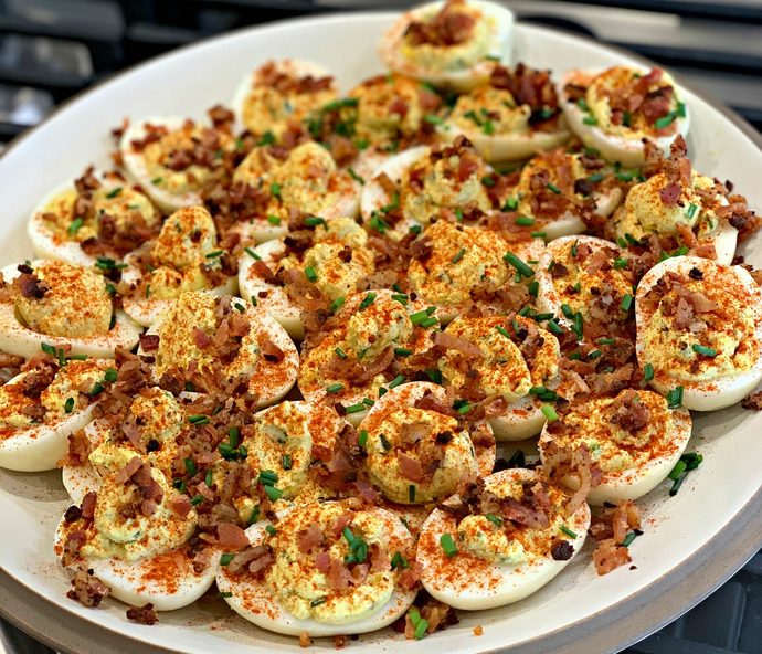 Girls, LaDIES! Do you like deviled eggs? It seems that most men are too picky to try deviled eggs! They just want to eat scrameles! Do you like devil?