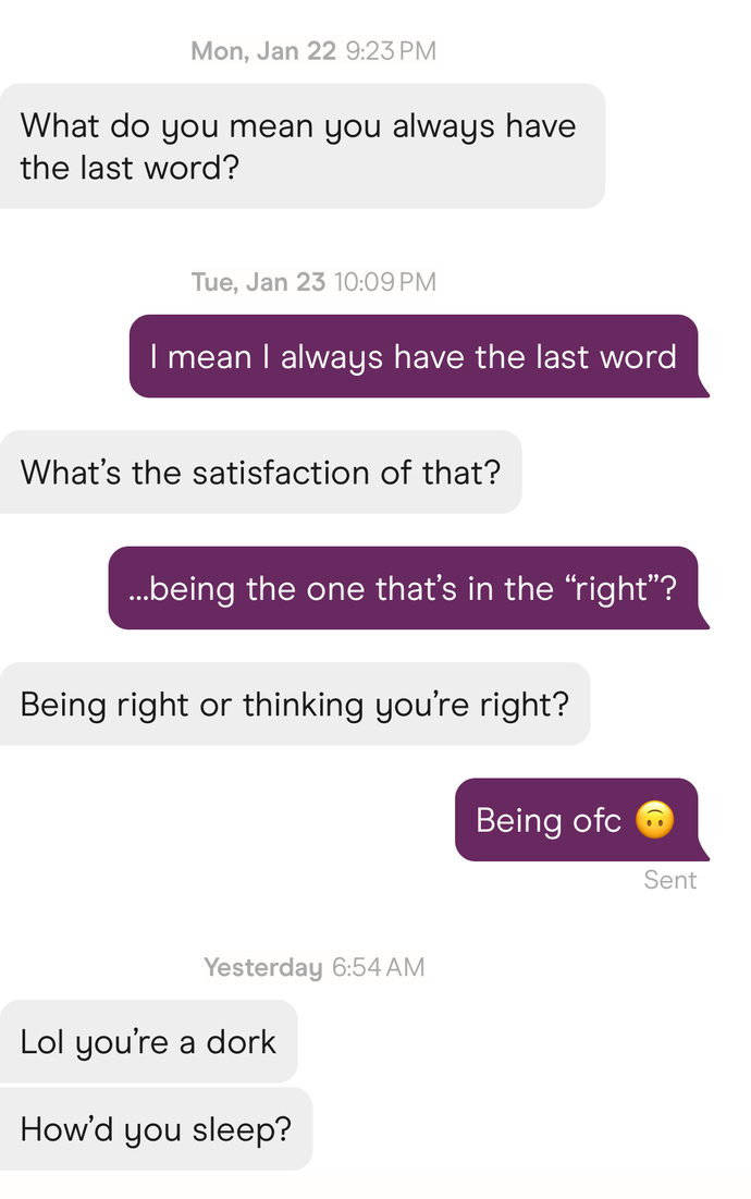 Is this guy being rude?