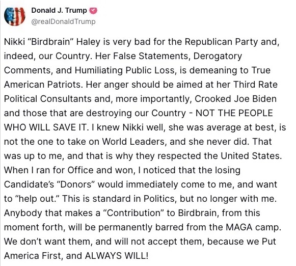 Will the tactics of Don The Con Corelone be the endgame for this clown?