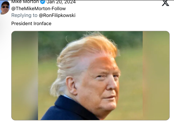 Why is Trump’s fake tan relevant?